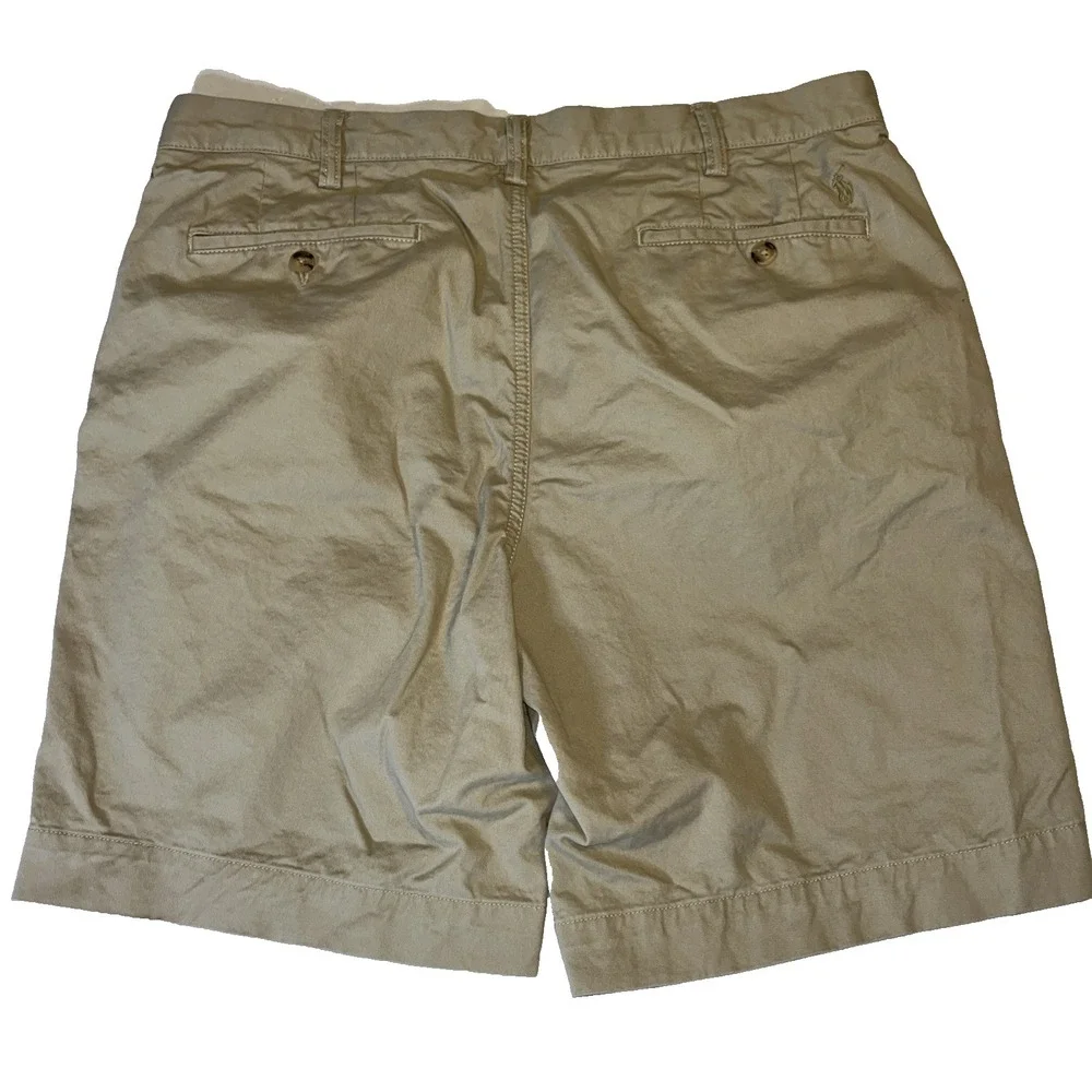 Polo Ralph Lauren Stretch Classic Fit Khaki Shorts 36 Chino Stretch Cotton Blend - Picture 8 of 8